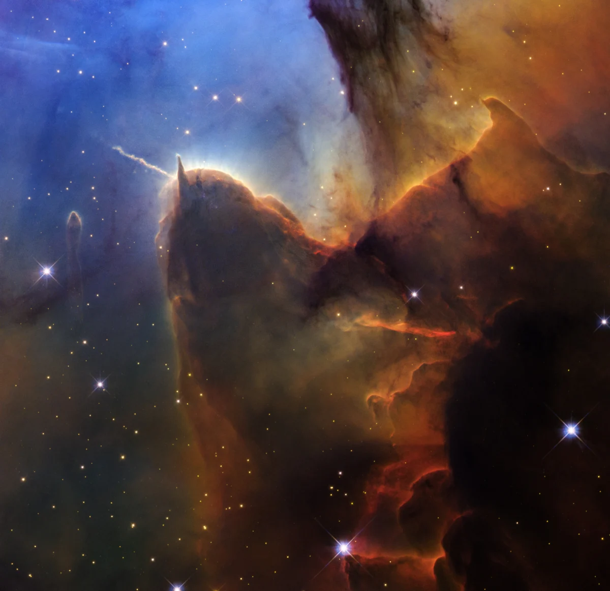 A Cosmic Milestone: Hubble’s 36th Anniversary and the Reimagined Trifid Nebula