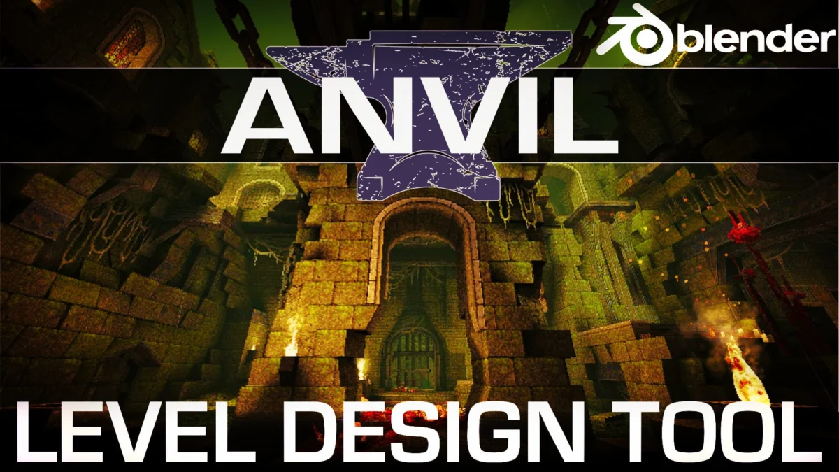 Anvil Level Design Tool Empowers Blender Users with TrenchBroom-Inspired Workflow
