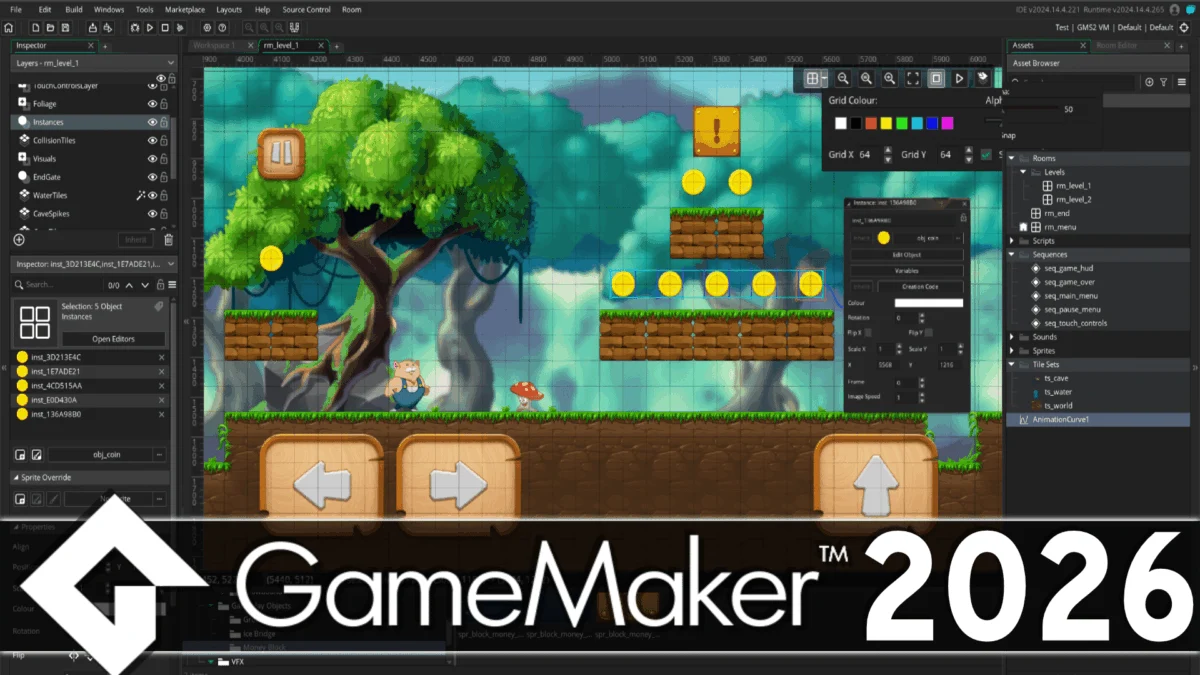 GameMaker Unveils Ambitious Spring 2026 Update: Embracing New Languages, 3D, and Open Development