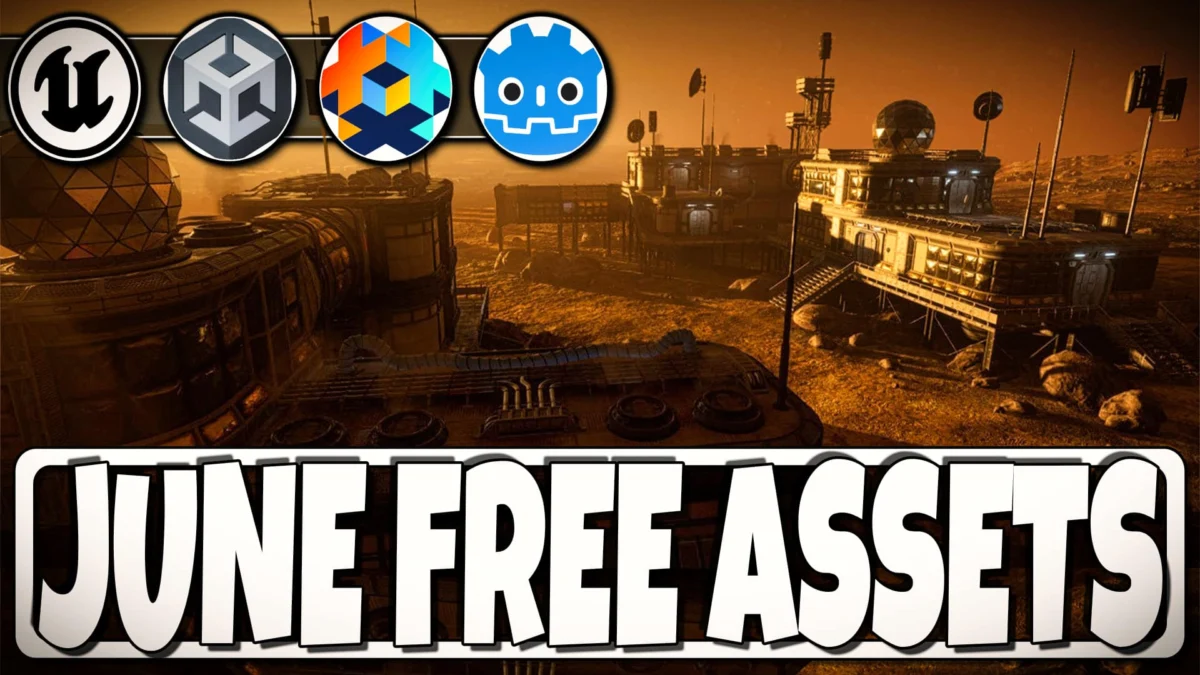 Game Development Assets Abound: Epic Games Leads June’s Generous Freebies, Plus a Bounty from Unity, Itch.io, and More