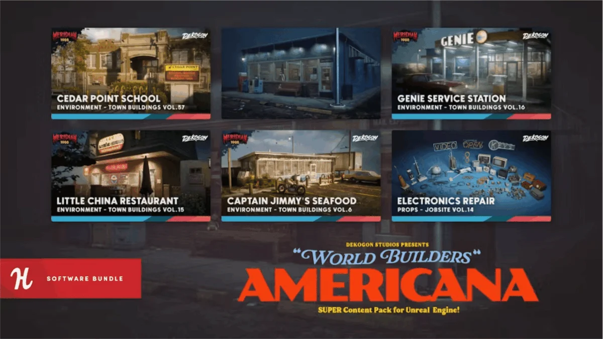 Humble Bundle Unveils "World Builders American" Pack: A Treasure Trove for Unreal Engine Developers