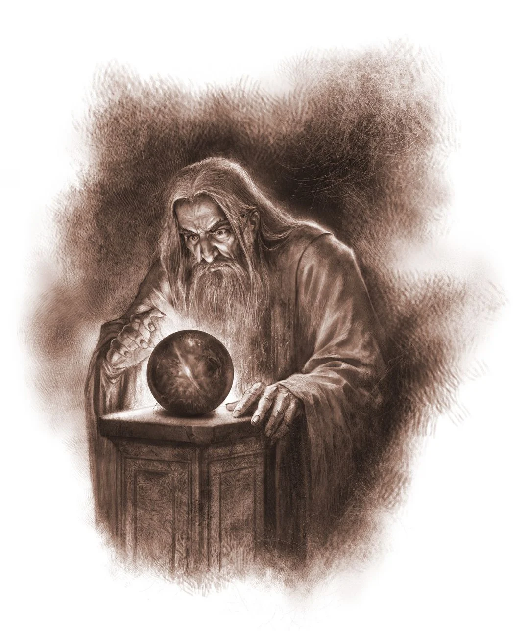 Journey into the Shadow: Free League Unveils "Hands of the White Wizard" for The One Ring RPG