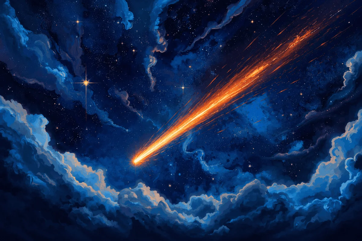 The Celestial and the Mundane: A Birthday Meteor and the Duality of Human Experience