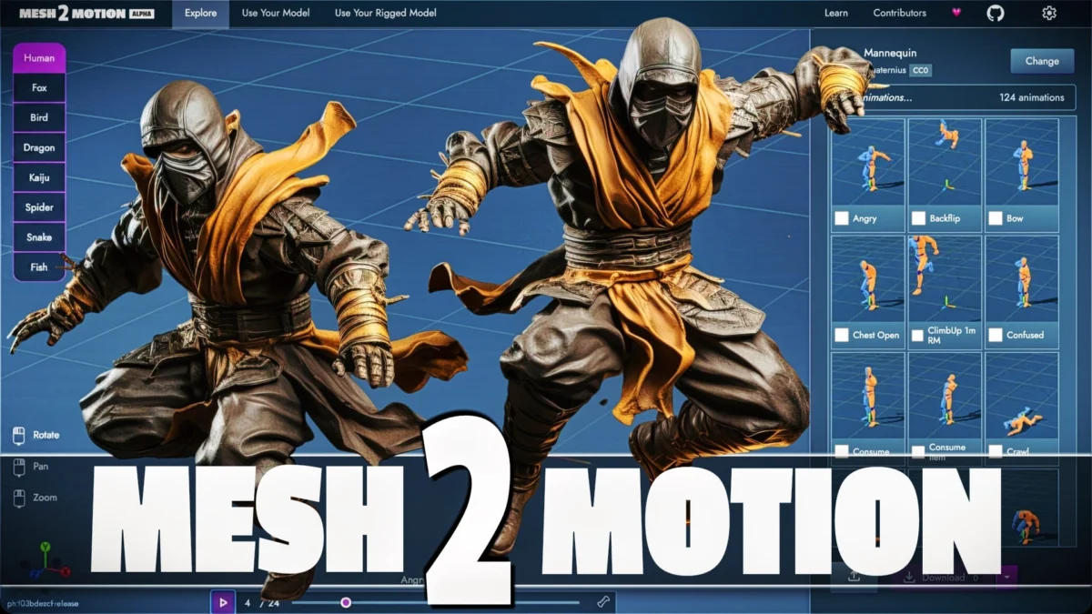 The Open-Source Revolution in 3D Animation: Mesh2Motion Challenges Industry Norms