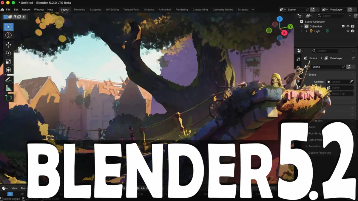 Blender Foundation Unveils Blender 5.2 LTS: A New Era of Long-Term Stability and Cutting-Edge Innovation