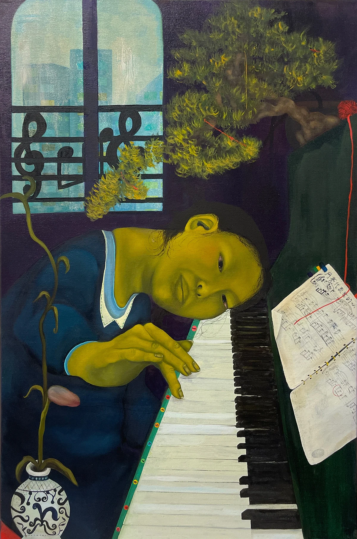 Claudia Koh’s Evocative Canvases: Navigating the Tensions of Contemporary Existence