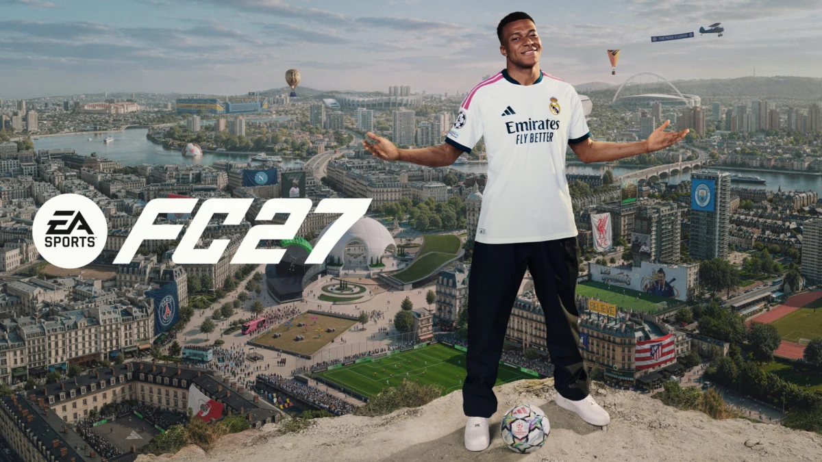 Kylian Mbappé Fronts EA Sports FC 27 Standard Edition, Cover Art Hints at Revolutionary Open-World Gameplay
