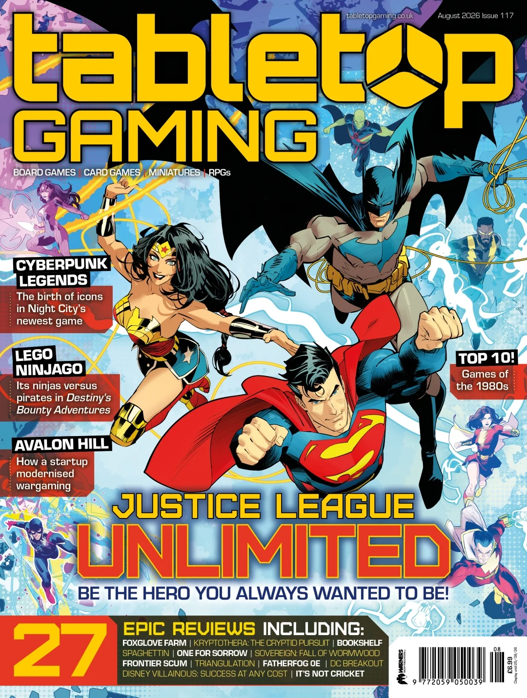 Tabletop Gaming Issue 117 Unveils Epic Adventures, Iconic Legacies, and the Future of Play